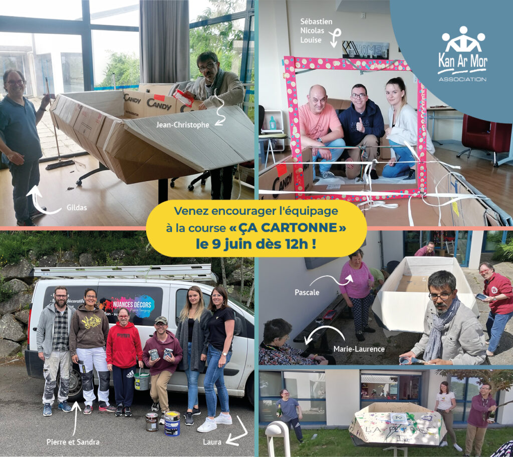 PARTICIPATION À LA COURSE «ÇA CARTONNE» LE 9 JUIN DÈS 12H