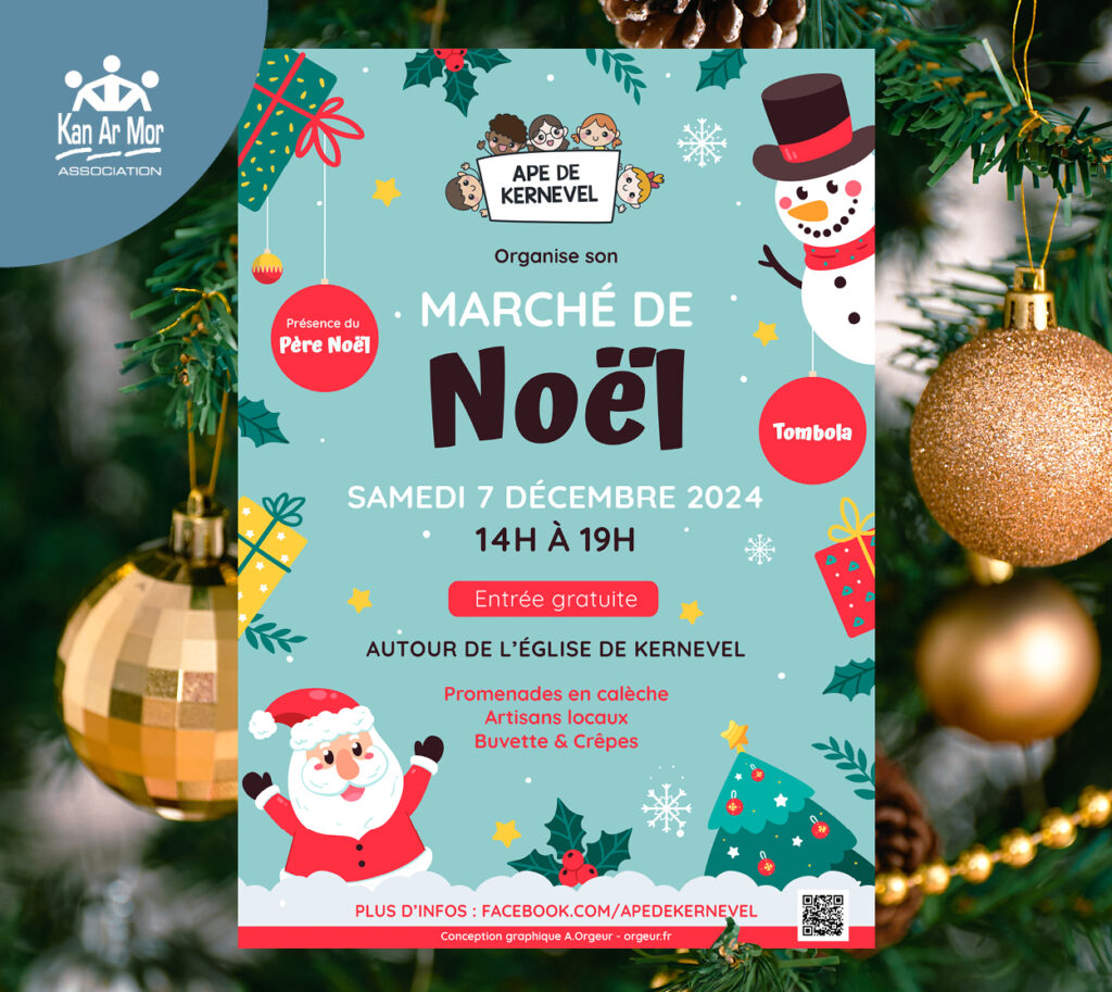 LES RÉSIDENTS VOUS ATTENDENT AU MARCHÉ DE NOËL DE L’APE DE KERNÉVEL