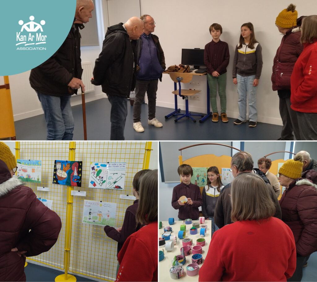 VISITE DE LA GALERIE PÉDAGOGIQUE AU COLLÈGE DE BOIS DE LOCQUÉRAN À PLOUHINEC