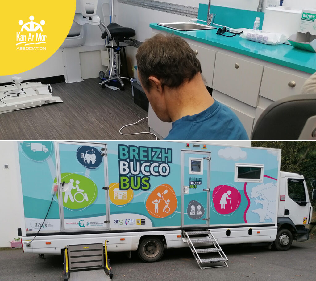 UN BUS BUCCO-DENTAIRE PARCOURT LE FINISTÈRE
